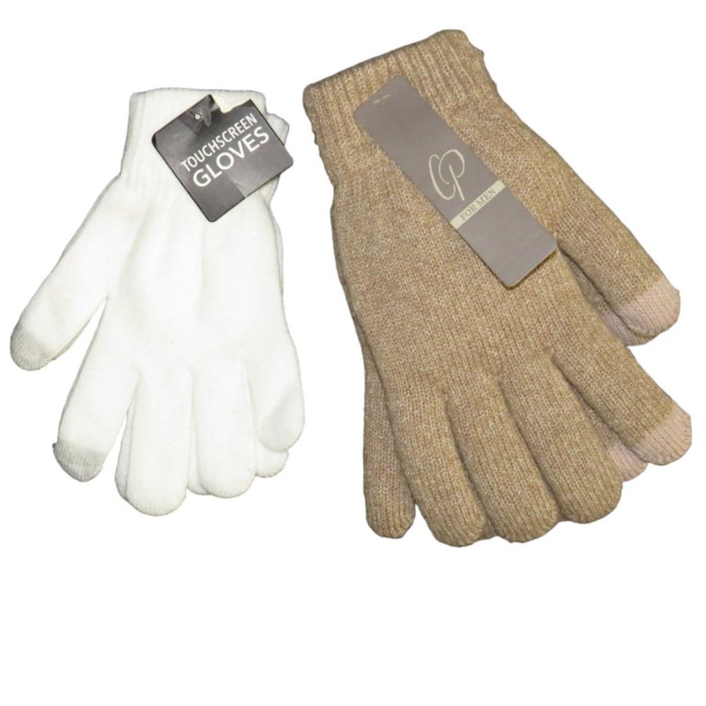 Tech Gloves, Set Of Two, Men's And Women's